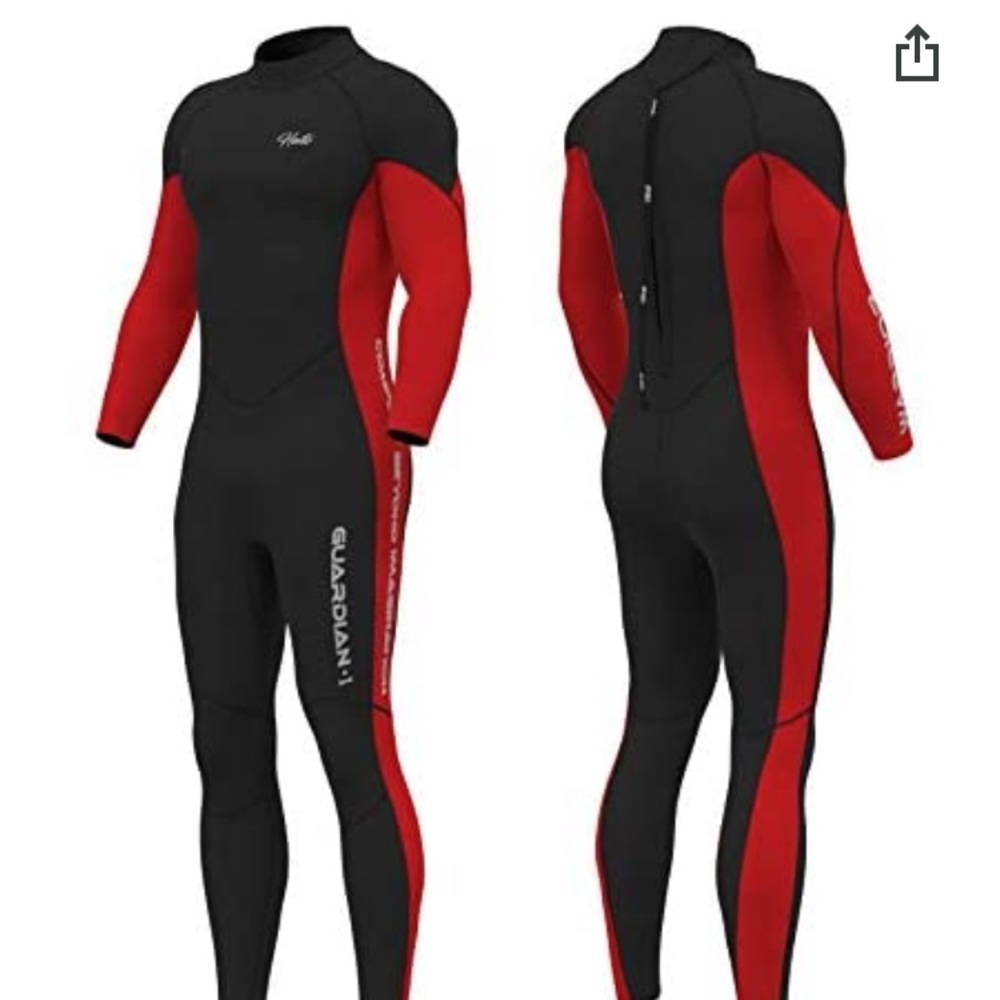 XLT black/red wetsuit
